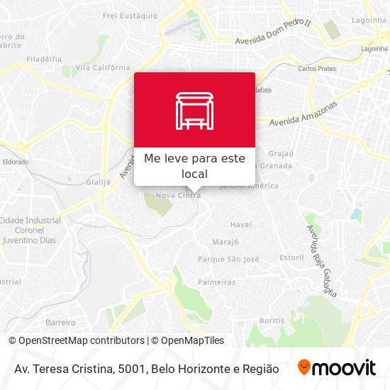 Av. Teresa Cristina, 5001 mapa