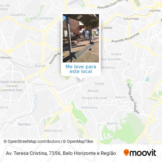 Av. Teresa Cristina, 7356 mapa