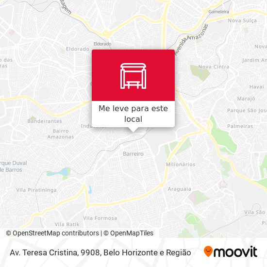 Av. Teresa Cristina, 9908 mapa