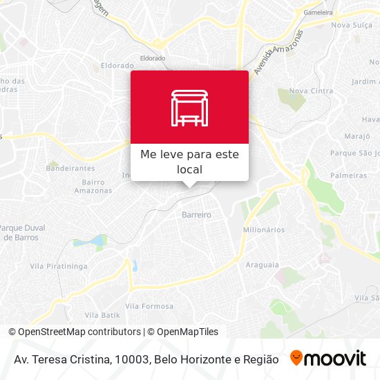 Av. Teresa Cristina, 10003 mapa