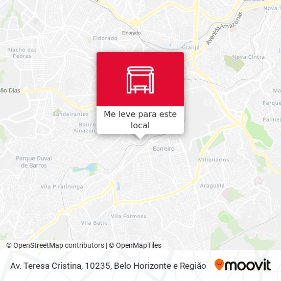 Av. Teresa Cristina, 10235 mapa
