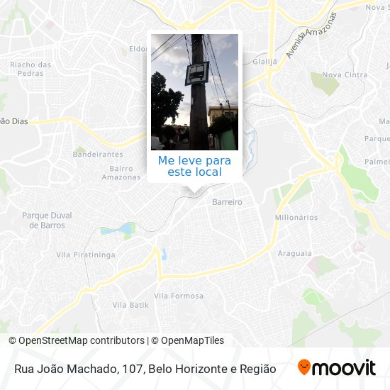 Rua João Machado, 107 mapa