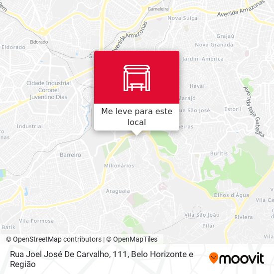 Rua Joel José De Carvalho, 111 mapa