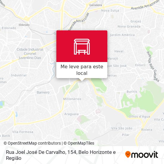 Rua Joel José De Carvalho, 154 mapa