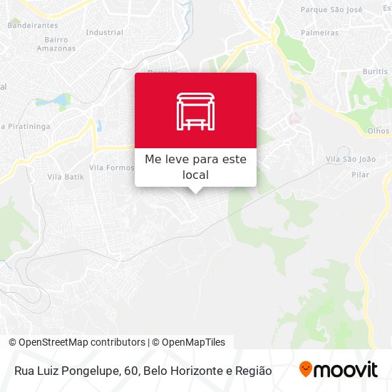 Rua Luiz Pongelupe, 60 mapa