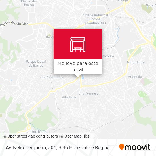 Av. Nélio Cerqueira, 501 mapa