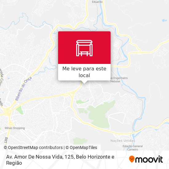 Av. Amor De Nossa Vida, 125 mapa