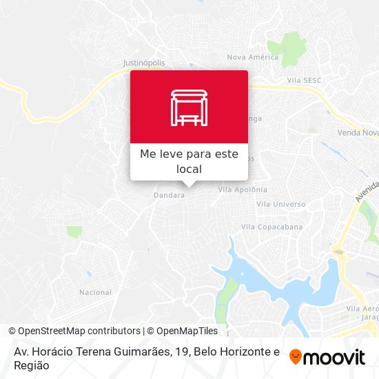 Av. Horácio Terena Guimarães, 19 mapa