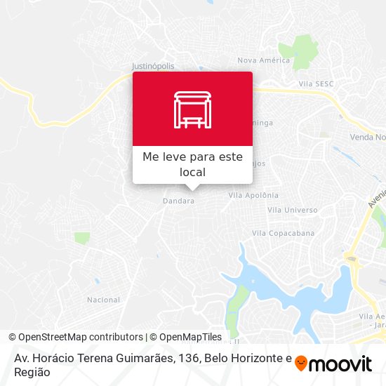 Av. Horácio Terena Guimarães, 136 mapa