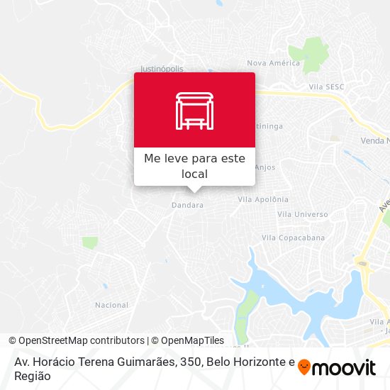 Av. Horácio Terena Guimarães, 350 mapa