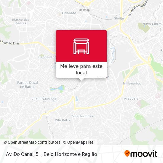 Av. Do Canal, 51 mapa