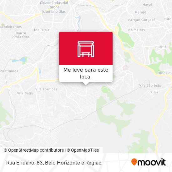 Rua Eridano, 83 mapa