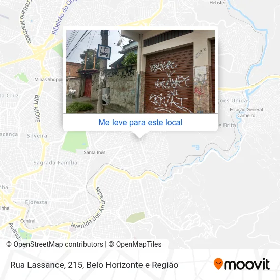 Rua Lassance, 215 mapa