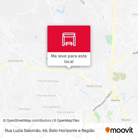 Rua Luzia Salomão, 66 mapa
