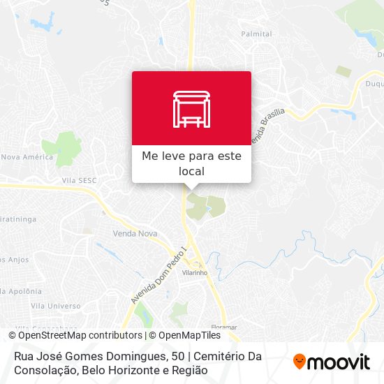 Rua José Gomes Domingues, 50 | Cemitério Da Consolação mapa