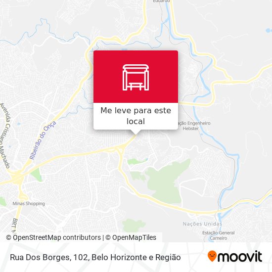 Rua Dos Borges, 102 mapa