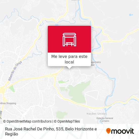 Rua José Rachel De Pinho, 535 mapa
