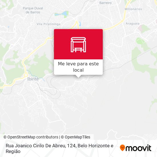 Rua Joanico Cirilo De Abreu, 124 mapa
