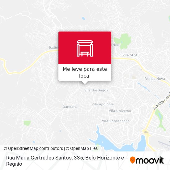 Rua Maria Gertrúdes Santos, 335 mapa