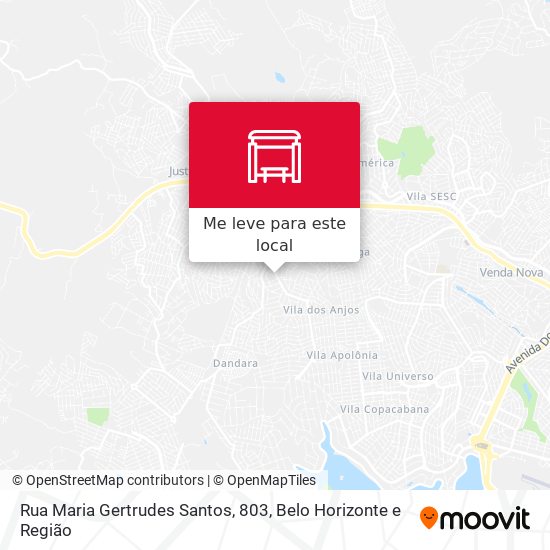 Rua Maria Gertrudes Santos, 803 mapa