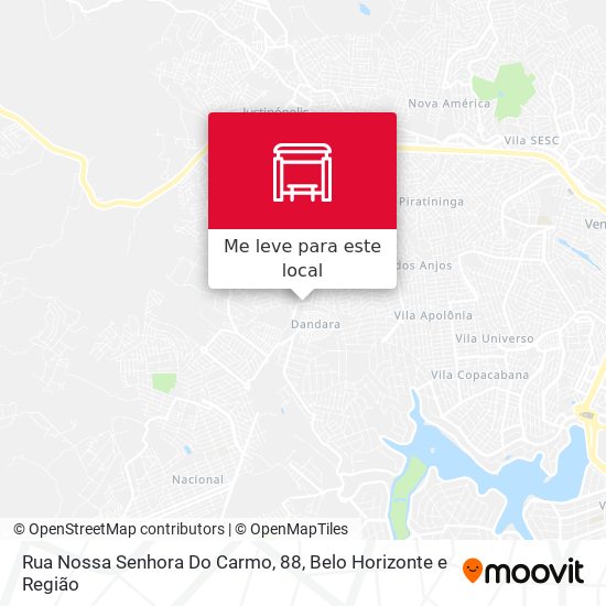 Rua Nossa Senhora Do Carmo, 88 mapa