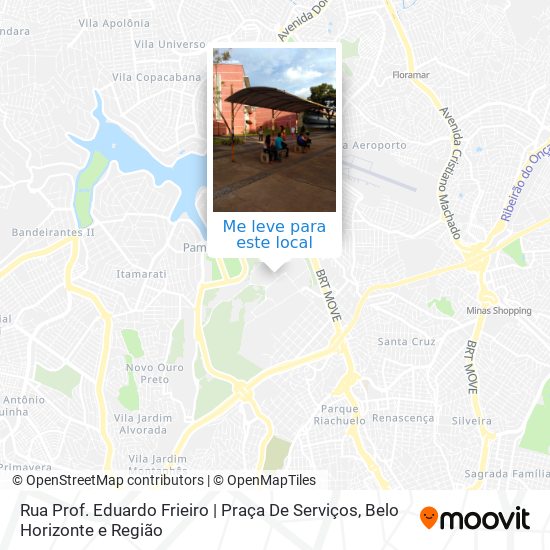 Rua Prof. Eduardo Frieiro | Praça De Serviços mapa