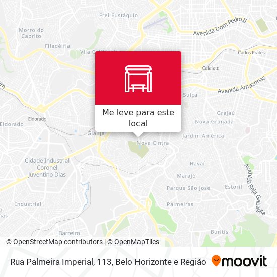 Rua Palmeira Imperial, 113 mapa