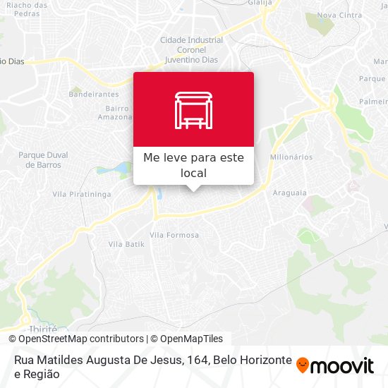 Rua Matildes Augusta De Jesus, 164 mapa