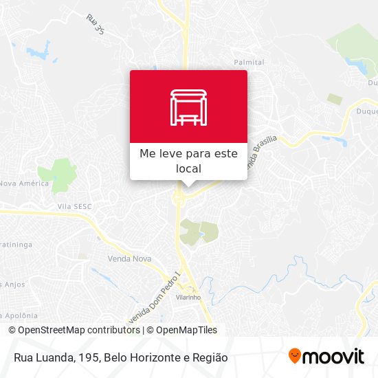 Rua Luanda, 195 mapa