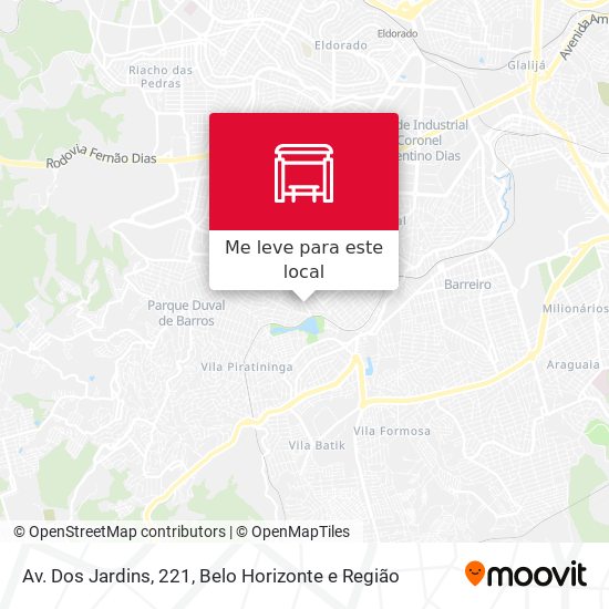 Av. Dos Jardins, 221 mapa