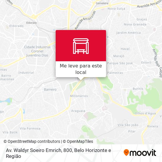 Av. Waldyr Soeiro Emrich, 800 mapa