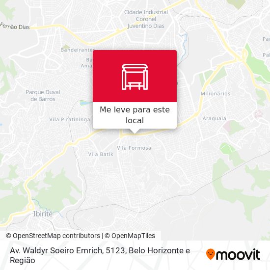 Av. Waldyr Soeiro Emrich, 5123 mapa