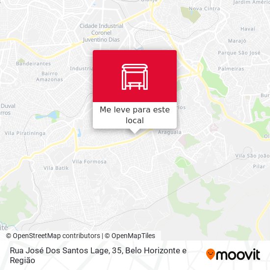 Rua José Dos Santos Lage, 35 mapa