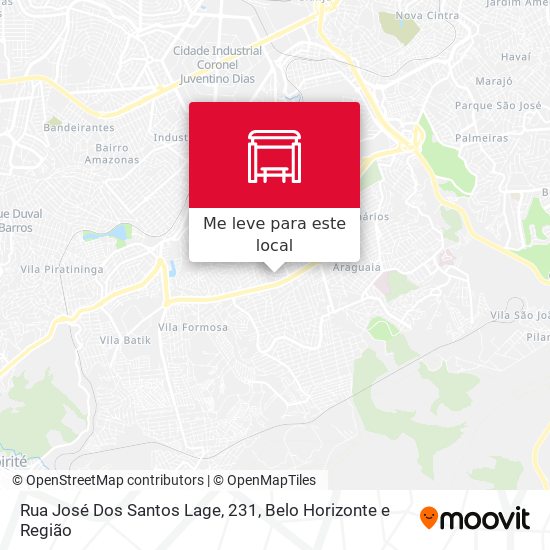 Rua José Dos Santos Lage, 231 mapa