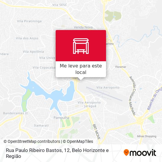 Rua Paulo Ribeiro Bastos, 12 mapa