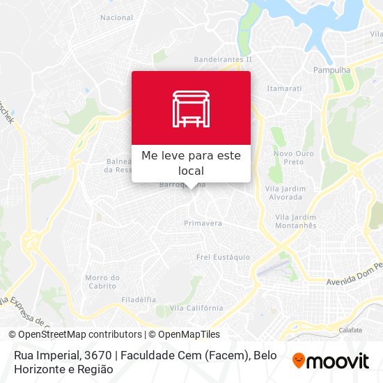 Rua Imperial, 3670 | Faculdade Cem (Facem) mapa