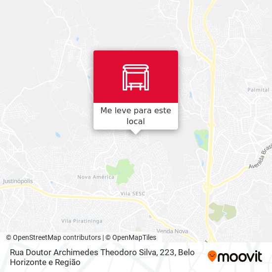 Rua Doutor Archimedes Theodoro Silva, 223 mapa