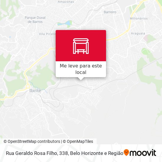 Rua Geraldo Rosa Filho, 338 mapa