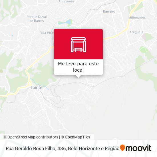 Rua Geraldo Rosa Filho, 486 mapa
