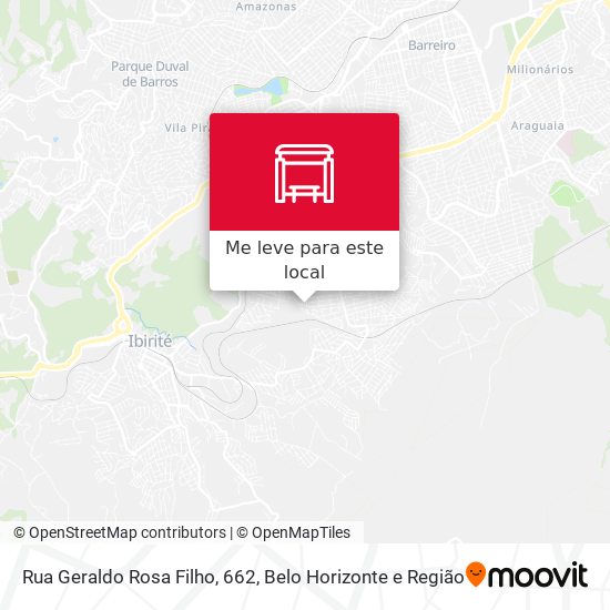 Rua Geraldo Rosa Filho, 662 mapa