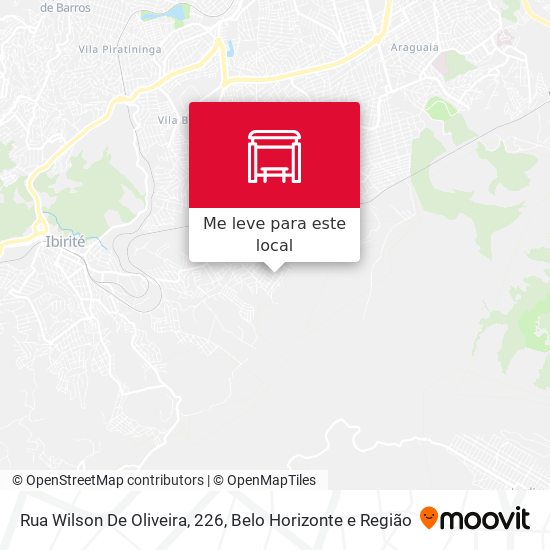 Rua Wilson De Oliveira, 226 mapa