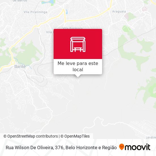 Rua Wilson De Oliveira, 376 mapa