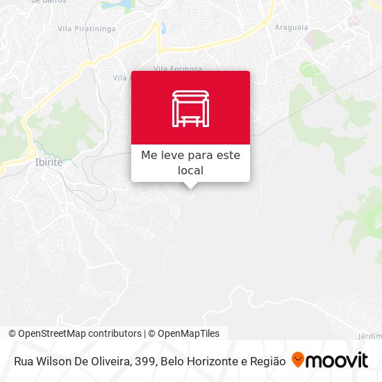 Rua Wilson De Oliveira, 399 mapa