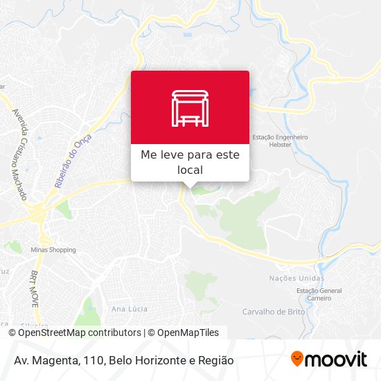 Av. Magenta, 110 mapa