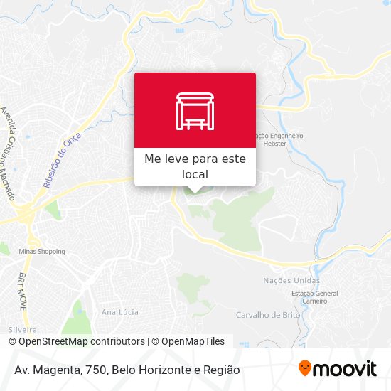 Av. Magenta, 750 mapa