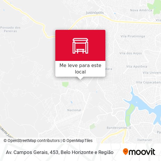 Av. Campos Gerais, 453 mapa