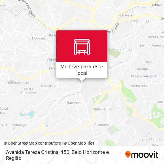 Avenida Tereza Cristina, 450 mapa
