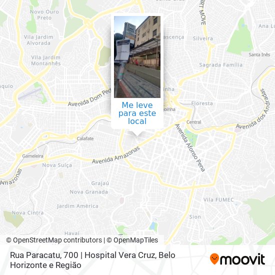 Como chegar até Rua Paquetá em Belo Horizonte de Ônibus?