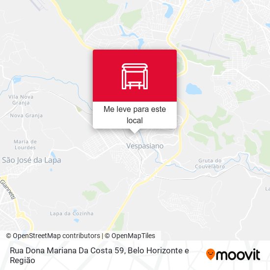 Rua Dona Mariana Da Costa 59 mapa