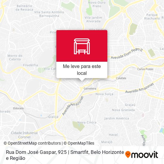 Rua Dom José Gaspar, 925 | Smartfit mapa